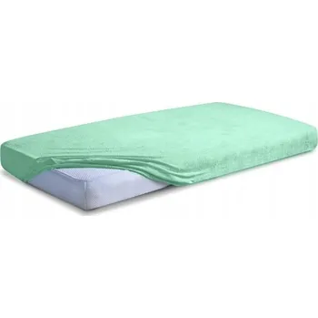 Prostěradlo Froté prostěradlo Premium s gumou 160x200 Máta