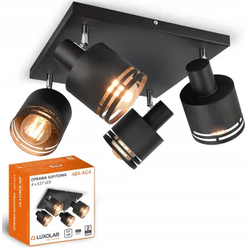 Stropní Svítidlo Lustr Stropní Svítidlo FLESZ Reflektor 484-AG4 E27 Pohyblivé stínítka