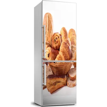 Fototapeta Samolepka na lednici – Chléb a pečivo v košíku 70x190 cm