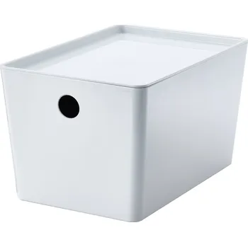 Obraz IKEA KUGGIS Krabice s víkem bílý 18x26x15 cm