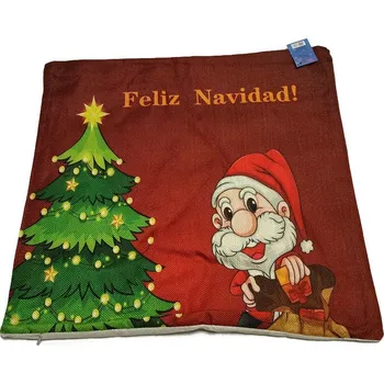 Povlak na dekorativní polštářek POVLEČENÍ NA OKRASNÝ POLŠTÁŘEK 43 x 43 cm VÁNOČNÍ - DEKORACE