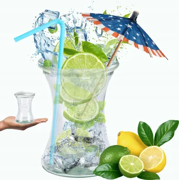 Sklenice Zavařovací Sklenice Weck 370 ml skleněná zavařovací sklenice dekorativní DELI zavařovací sklenice na dezert pohár 1 Ks