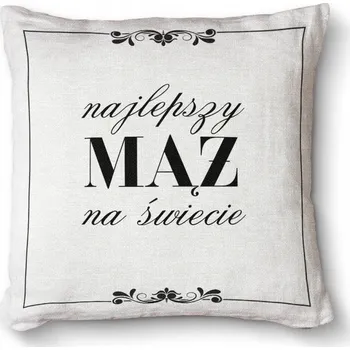 Dekorativní polštářek Dekorativní foto polštář Premium 40x40 - Nejlepší manžel na světě
