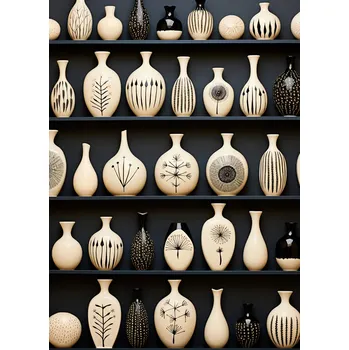 Plakát Plakát Monochromatické zázraky bez rámu 39,5 x 55 cm