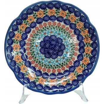 Talíř Keramický dezertní talíř 21,5 cm Bolesławiec