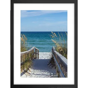 Obraz Obraz plakát v černém rámu do obýváku 30x40 krajina plakáty na zeď