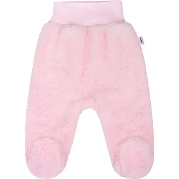Zimní polodupačky chlupáčkové - NICE BEAR růžové - vel.62