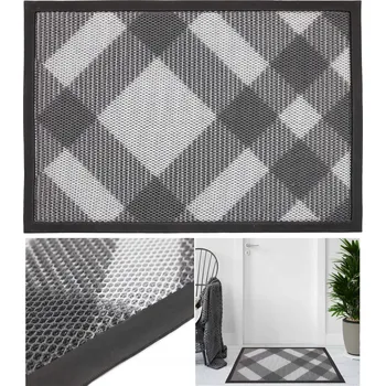 Protiskluzová rohožka 3D s okrajem, pevná, pevná, 60x90 Elsimone