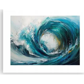 Obraz Obraz plakát do obýváku ložnice 40x30 oceán foto plakáty na zeď bez rámu