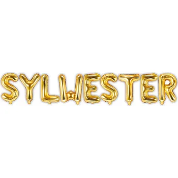 Balónek BALÓNKY BALÓN NÁPIS SILVESTR PÁRTY NOC SILVESTR 2024 NOVÝ ROK 40 cm