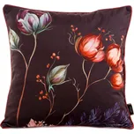 Dekorační polštář ANNIKA vínová 45x45 cm Mybesthome Varianta: Povlak na polštář - s výplní, 45x45 cm