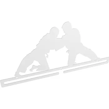 Věšák Šatní ramínko kovový MT3CH bílý