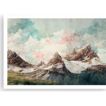 Obraz Plakát na zeď bez rámu 100x70 krajina obraz plakáty do obývacího pokoje ložnice