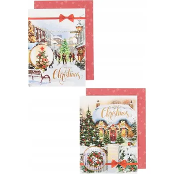 Vánoční přání obálka je součástí balení a obsahuje obsah 10,5 x 14 cm