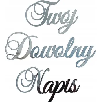 BANNER girlanda TVŮJ NÁPIS libovolný text STŘÍBRNÝ