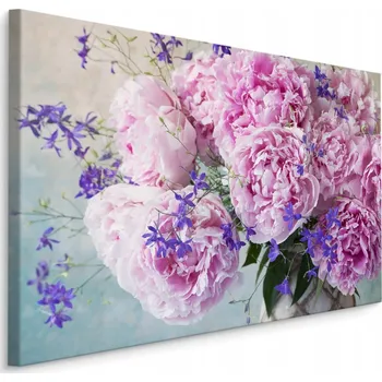 Obraz Obraz do obývacího pokoje pivoňky ve váze květiny 70x50