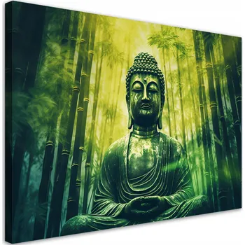 Obraz Obraz, Buddha a bambusy zen 90x60