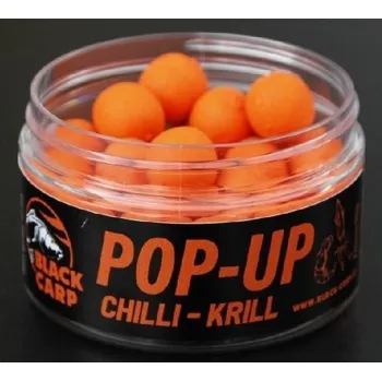Boilies Pop-up boilies Black Carp chilli - krill 15mm