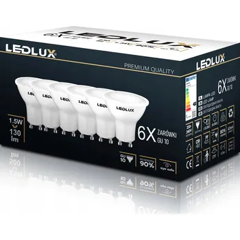 Žárovka LED žárovky LedLux GU10 1,5W 6 ks