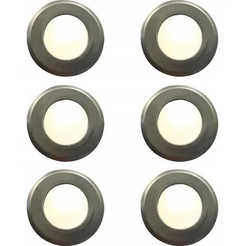 Lampička Zapuštěné svítidlo Nordlux 36 W integrovaný LED zdroj 3,7 cm stříbrné