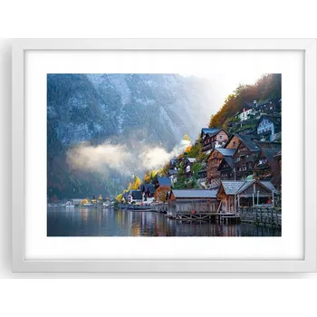 Obraz Obraz plakát v bílém rámu do obýváku 40x30 krajina foto na zeď