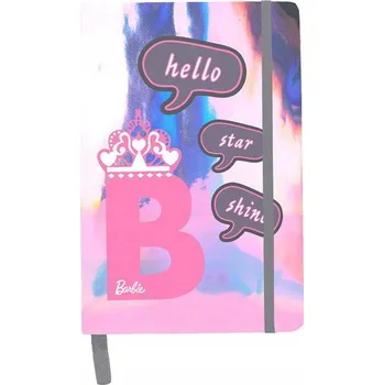 NOTES HOLOGRAFICKÝ A5 PASO BARBIE PRO DÍVKY