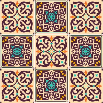 Samolepící dekorace Samolepka na obklady do kuchyně a koupelny Eclectic 10x10 cm