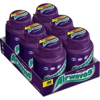Žvýkačka Žvýkačky Airwaves cool cassis v dóze 46 dražé (6 x 64g)