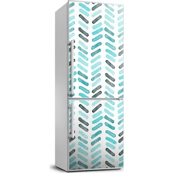 Fototapeta Samolepka na ledničku Modrý rybí vzor 70x190