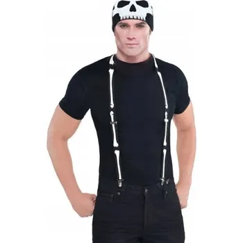 Kšandy Kšandy Amscan 844972-55 s motivem černých kostí