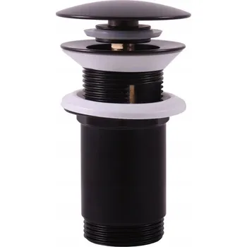 Sifon Výpusť umyvadlová CLICK-CLACK 5/4 - černá mat - Barva: Černá mat