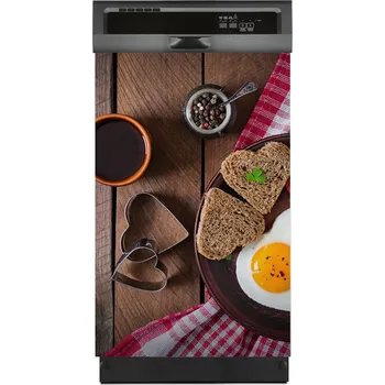 Obraz Ochranný kryt na myčku Nami Fryštát a chléb 45x70 cm