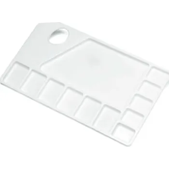 Speciální výtvarná barva Paleta velká plast 11 kalíšků