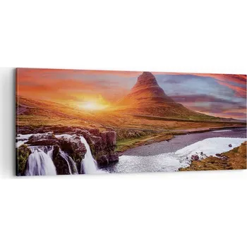 Obraz Foto obraz na plátně 100x40 krajina obývací pokoj ložnice na zeď velký