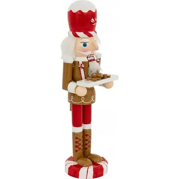 Obraz DEKORATIVNÍ VÁNOČNÍ OZDOBA FIGURKA LOUSKÁČEK Z PERNÍKU 7X25 CM