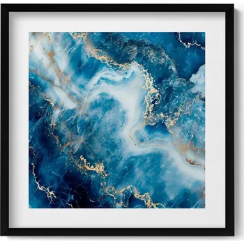 Obraz Nástěnný obraz v černém rámu, dekorace interiéru - Textura kamene 50x50 cm