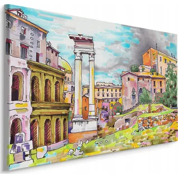 Obraz Obraz město Řím architektura nebe obývací pokoj 70x50