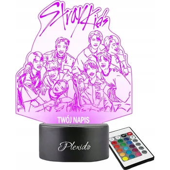 Lampička Plexido vícebarevná Noční lampa