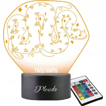 Lampička Plexido vícebarevná Noční lampa