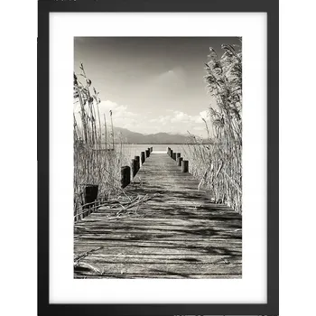 Obraz Obraz plakát v černém rámu do obýváku 30x40 krajina plakáty na zeď