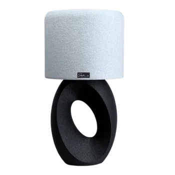 Lampička Sike_cz Stolní Lampa Sophie's Graphite bílá / šedá
