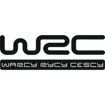 Samolepicí dekorace na vozidlo VAR WRC - nálepka 18 x 6 ČERNÁ