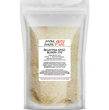 Želatina potravinářská Kol-pol 270 BLOOM 1 kg