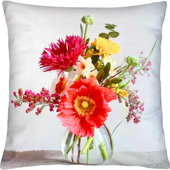 Polštář Dekorační polštář BOUQUET VII. 40x40 cm Mybesthome Varianta: Povlak na polštář, 40x40 cm