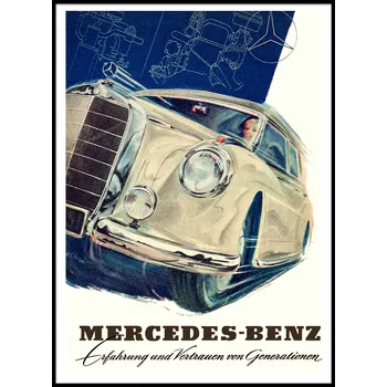 Obraz Sportovní Plakát Wyścigi samochodowe bez rámu 29,7 x 42 cm