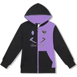 DÍVČÍ MIKINA MM9816 VELIKOSTI 134-164 Velikost: 158, Barva: Černá/ fialková