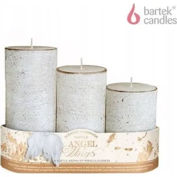 Svíčka Bartek Candles Andělská křídla 3 ks
