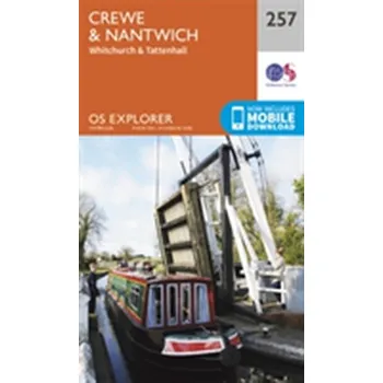 Encyklopedie Crewe and Nantwich, Whitchurch and Tattenhall - Ordnance Survey [EN] (2015, Skládaná mapa, Ordnance Survey)