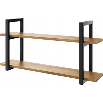 police Závěsná police industrial loft na knihy dub 80 cm