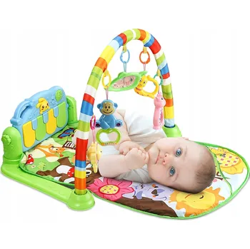 Hrací deka Hrací deka pro miminka s hudbou a světly, piano s funkcí kopání a hraní